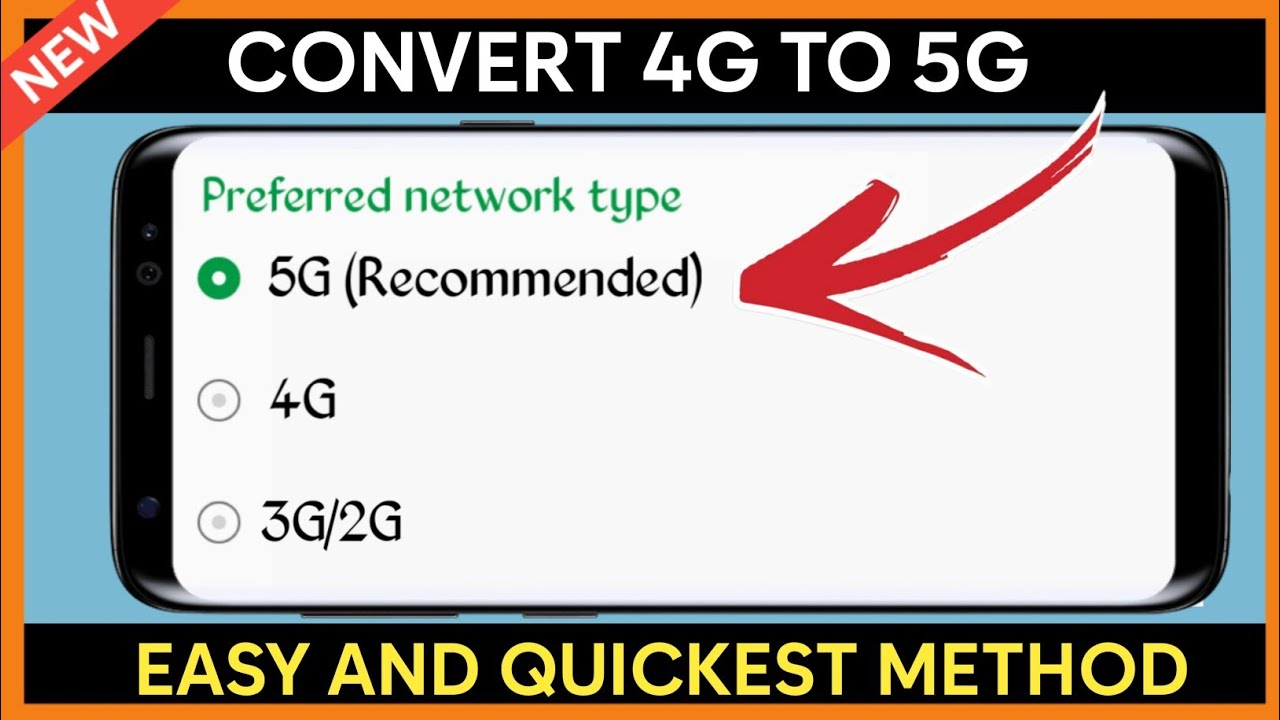 Force LTE Only 4G Mobile Into 5G