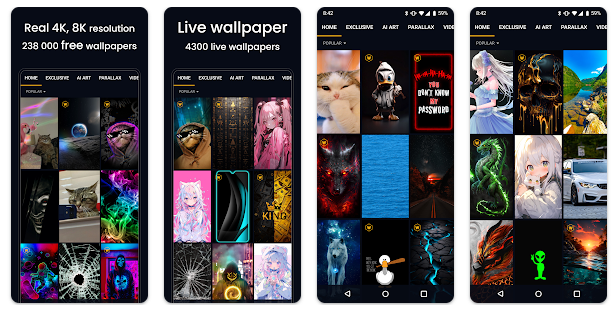 4K Live Wallpaper App